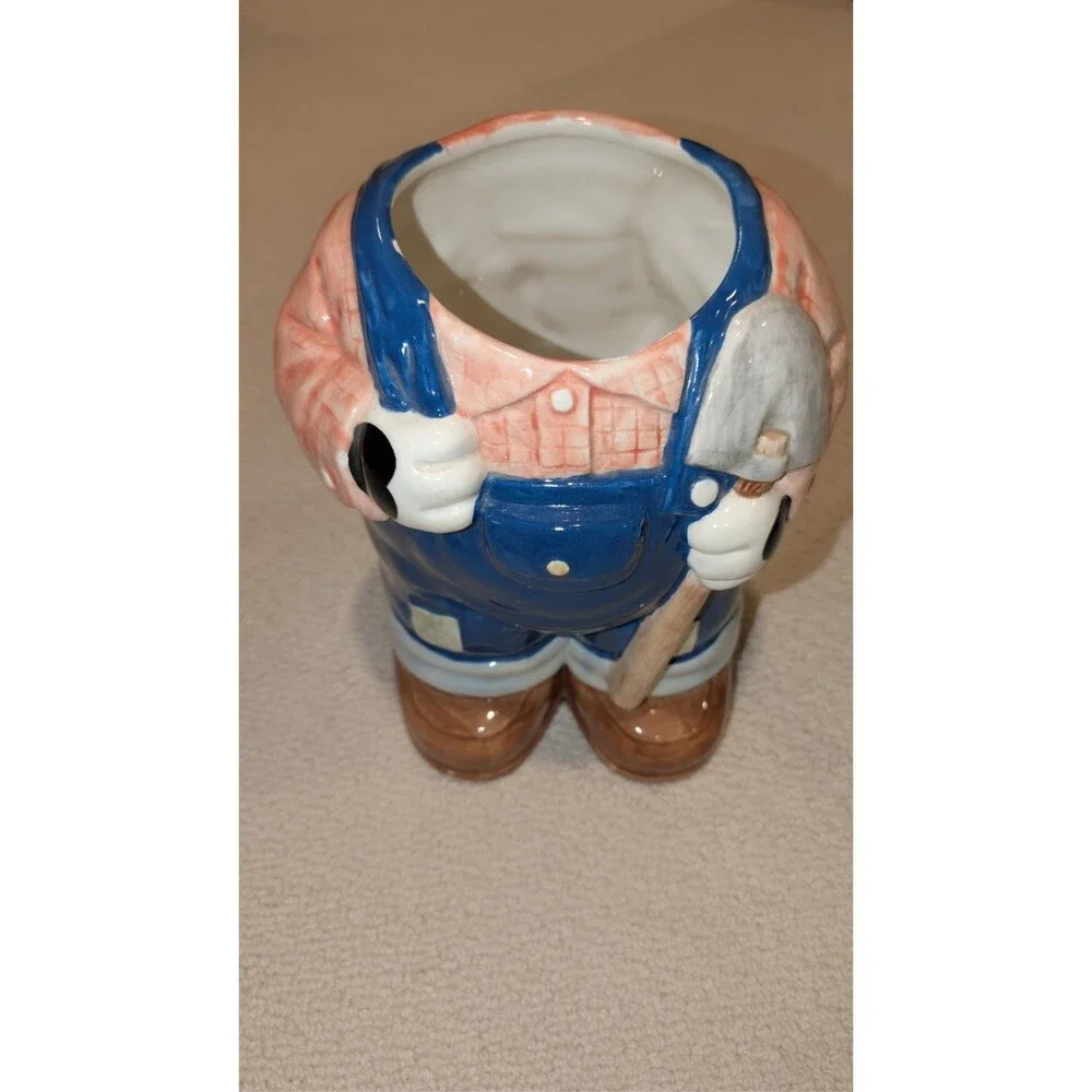 Vintage Hank Holstein Cookie Jar Ceramic Cow